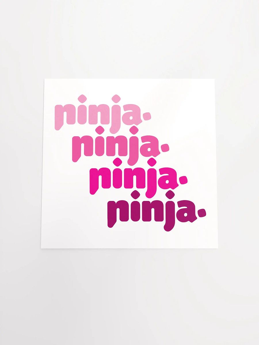Pink Quad Ninja Poster product image (4)
