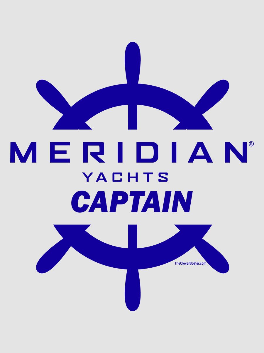 Meridian Yachts - T-Shirt - Light Shirt w/Blue Logo product image (2)