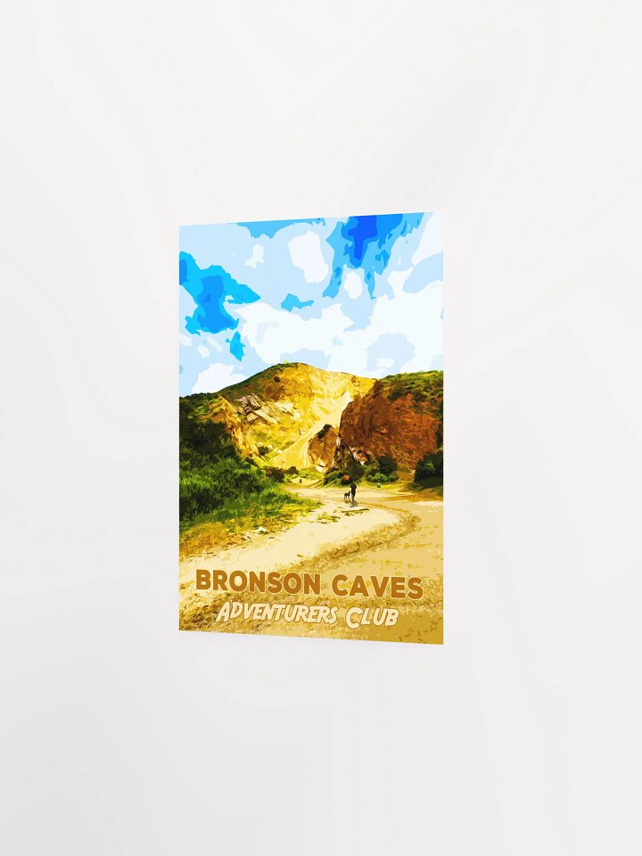 Bronson Caves Adventurers Club Poster Unframed product image (2)