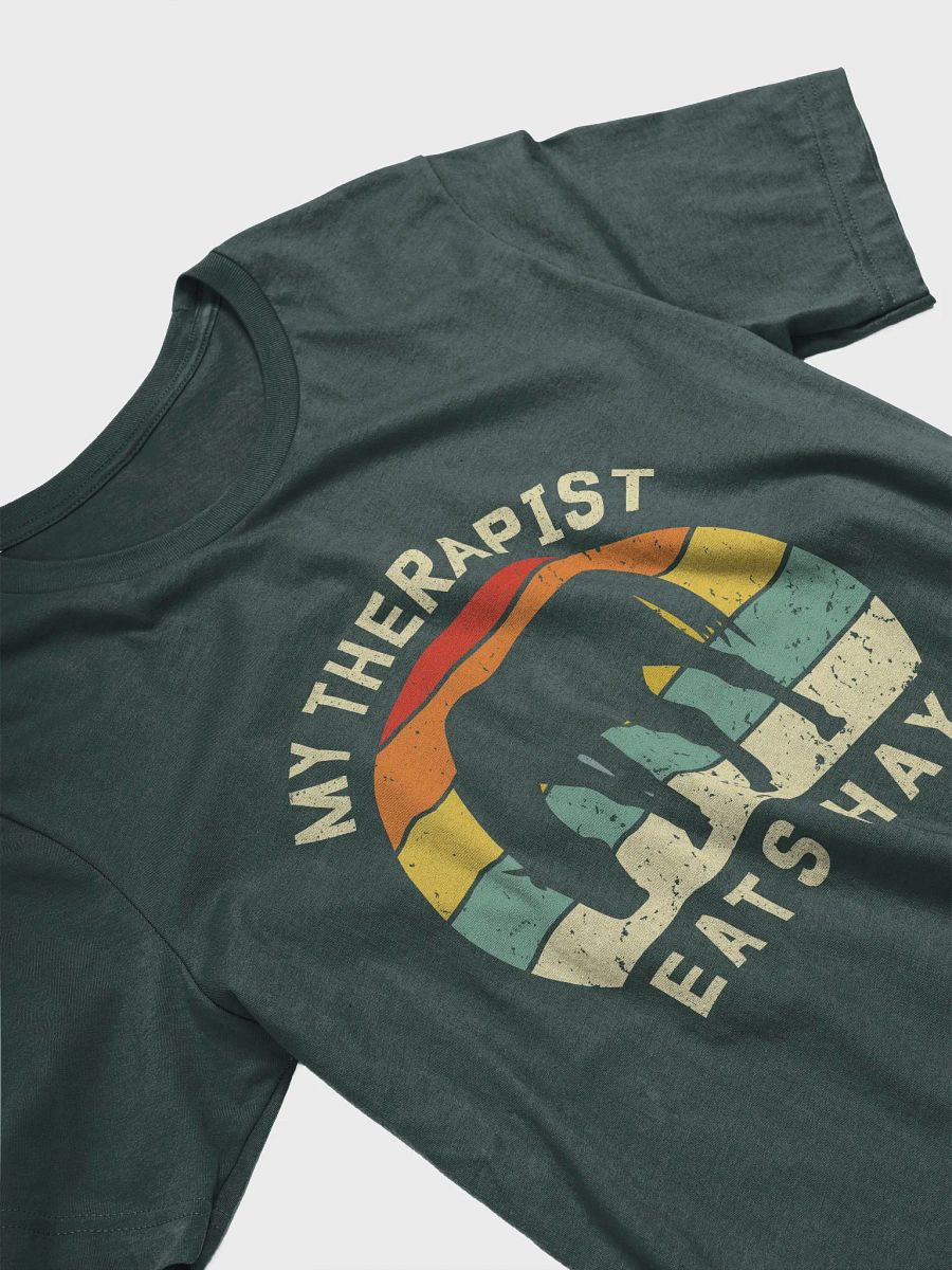 "My therapist eats hay" t-shirt product image (3)