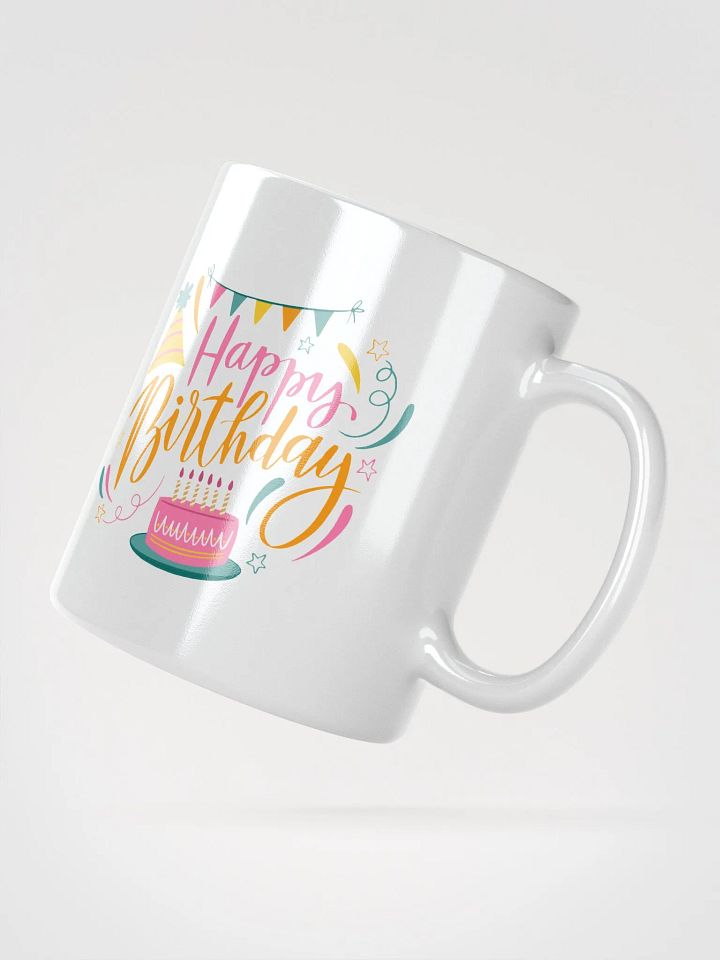 Happy Birthday Cake Coffee Mug product image (2)