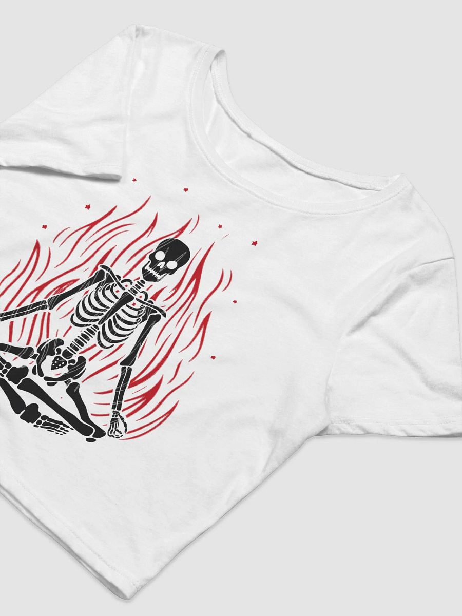 Skelly In Fire - Women's Crop Tee product image (5)