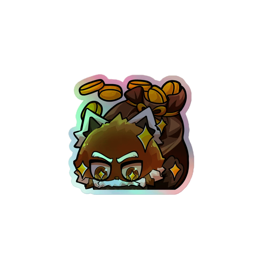 Holographic Cash Sticker product image (1)