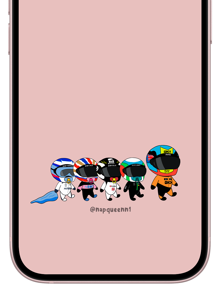 Babies (with Oscar) - Phone Wallpaper product image (2)