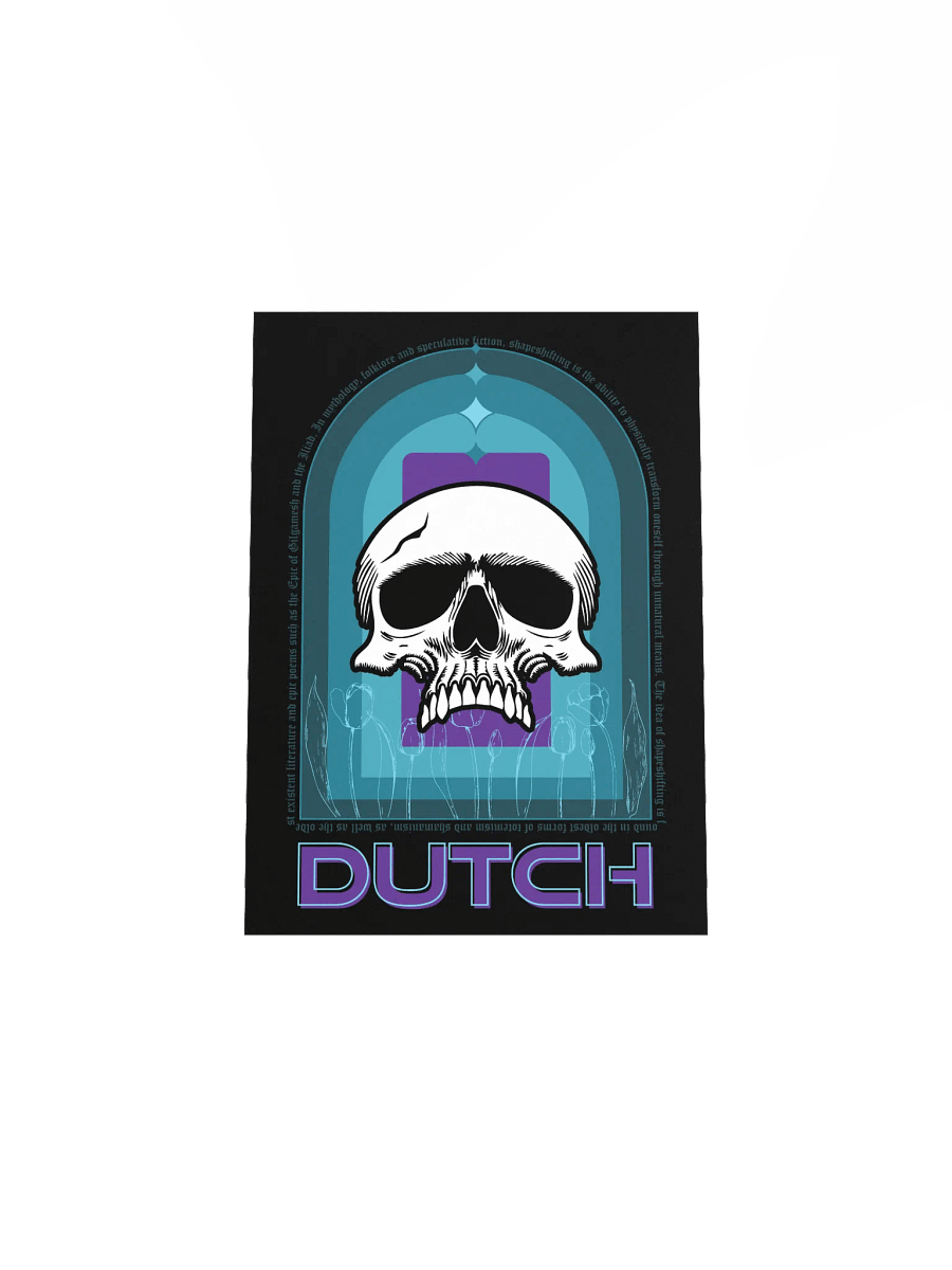 Dutch Vivid Black Matte Poster product image (1)