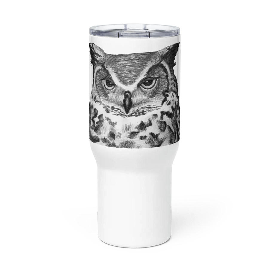 Owl Drawing Travel Cup product image (2)