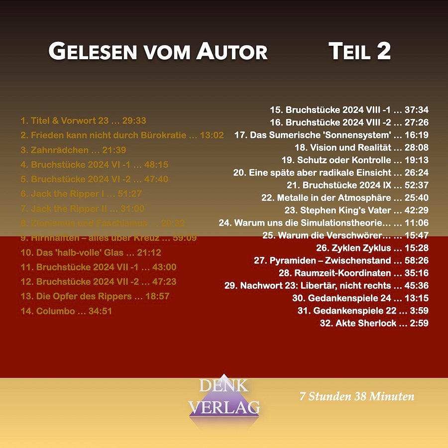Gedankenspiele 23 - Hörbuch - Teil 2 product image (2)