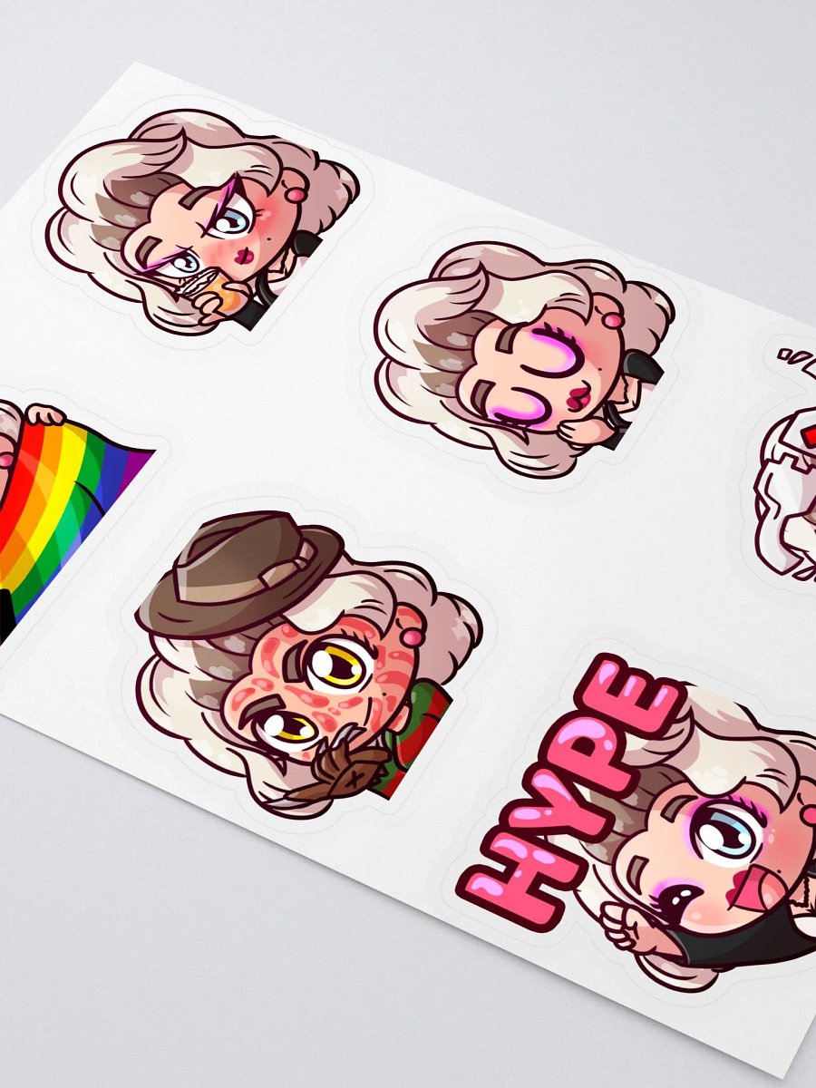 Emote Sticker Sheet product image (3)