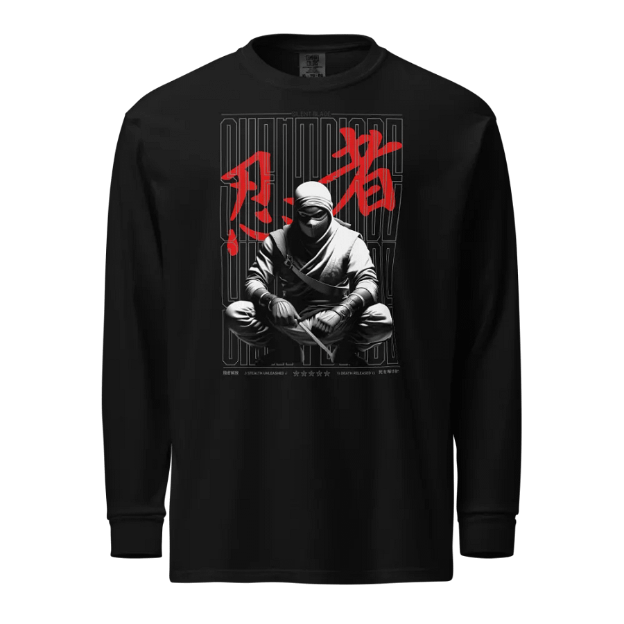 Ninja Vibes Unisex Long Sleeve Shirt product image (1)