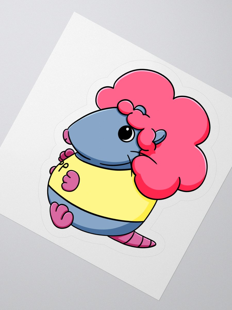 CHEESY RAT STICKER #2 product image (6)