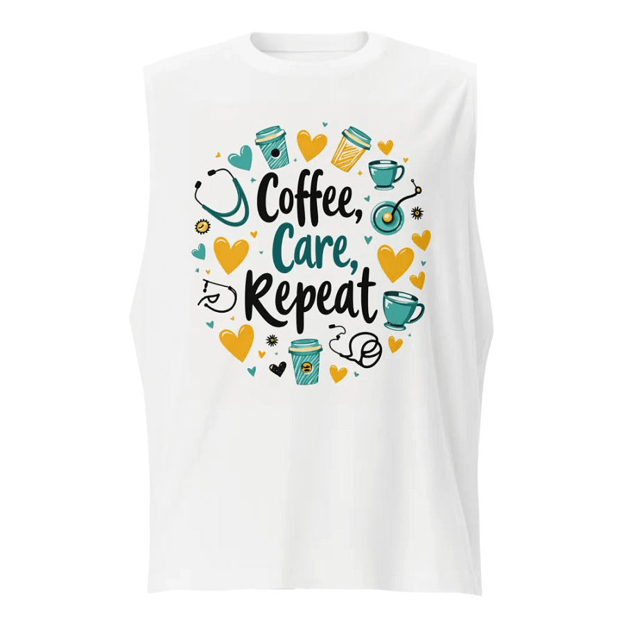 Care & Caffeine Muscle Tank product image (1)