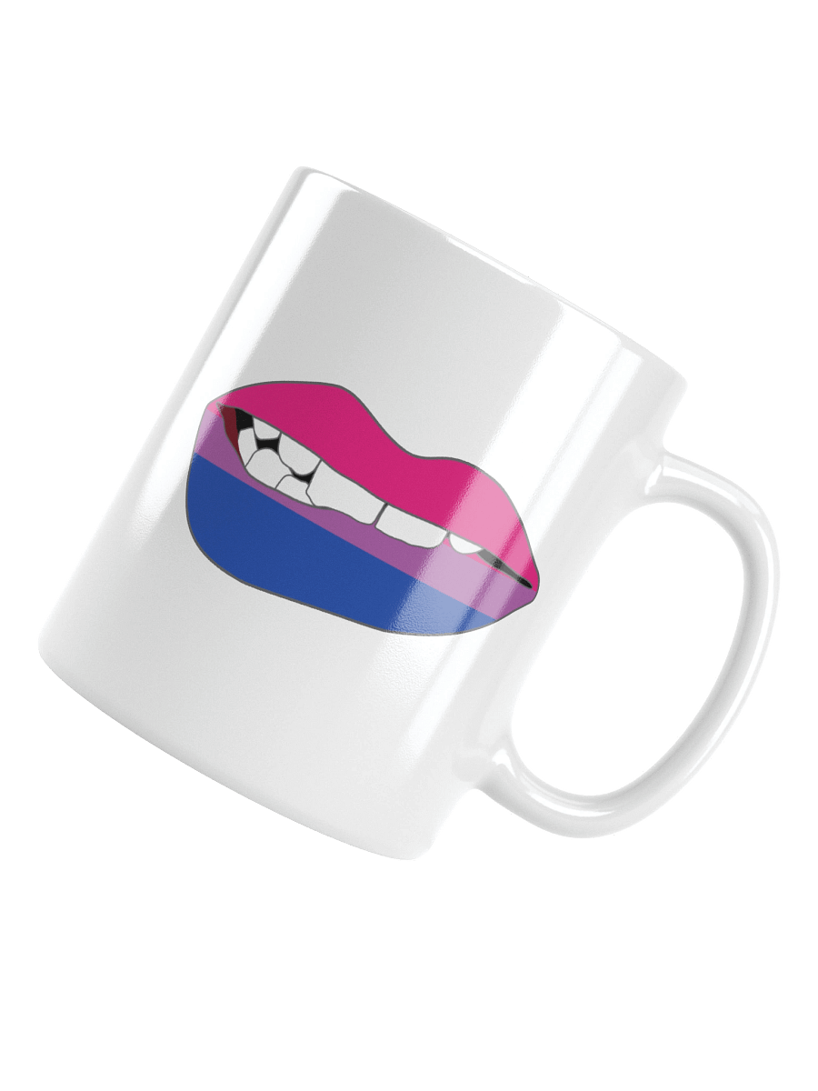 Bisexual Pride Flag Biting Lips Mug product image (4)