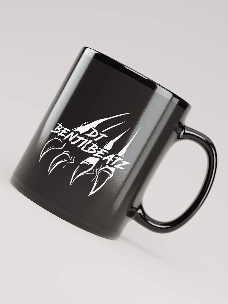 "DJ Benji Beatz Claws Logo" Black Glossy Mug product image (3)