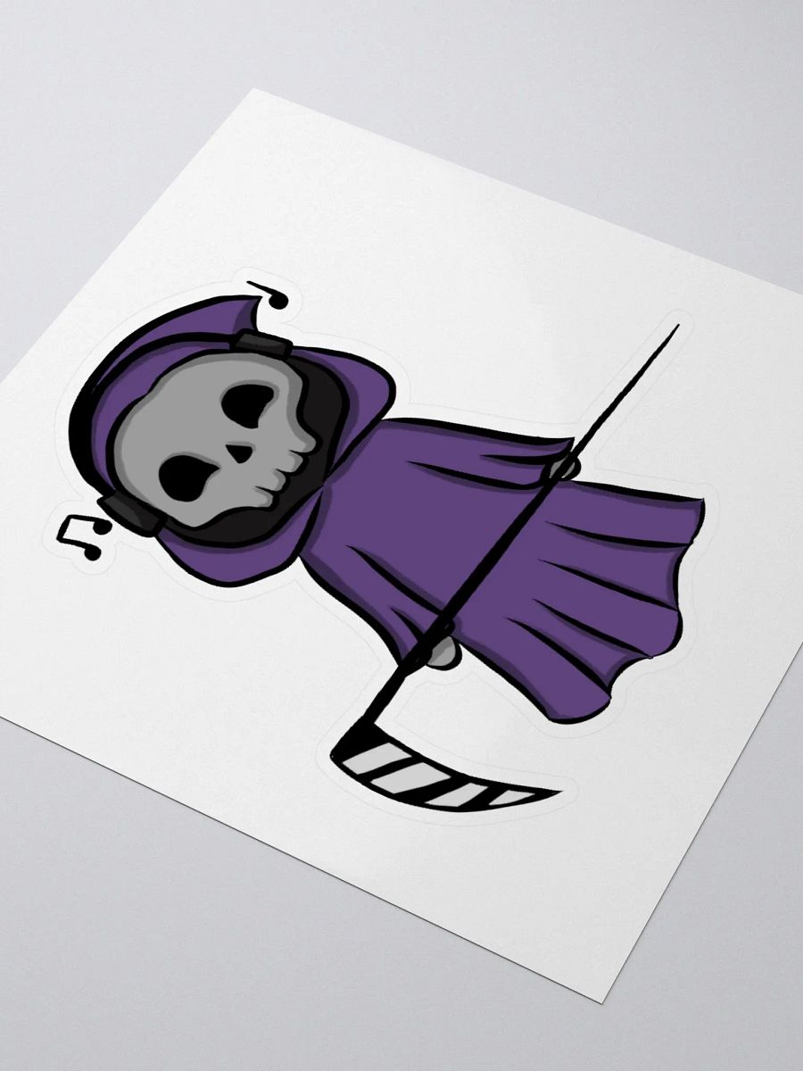 Jammin' Out Grim Kiss Cut Sticker product image (3)