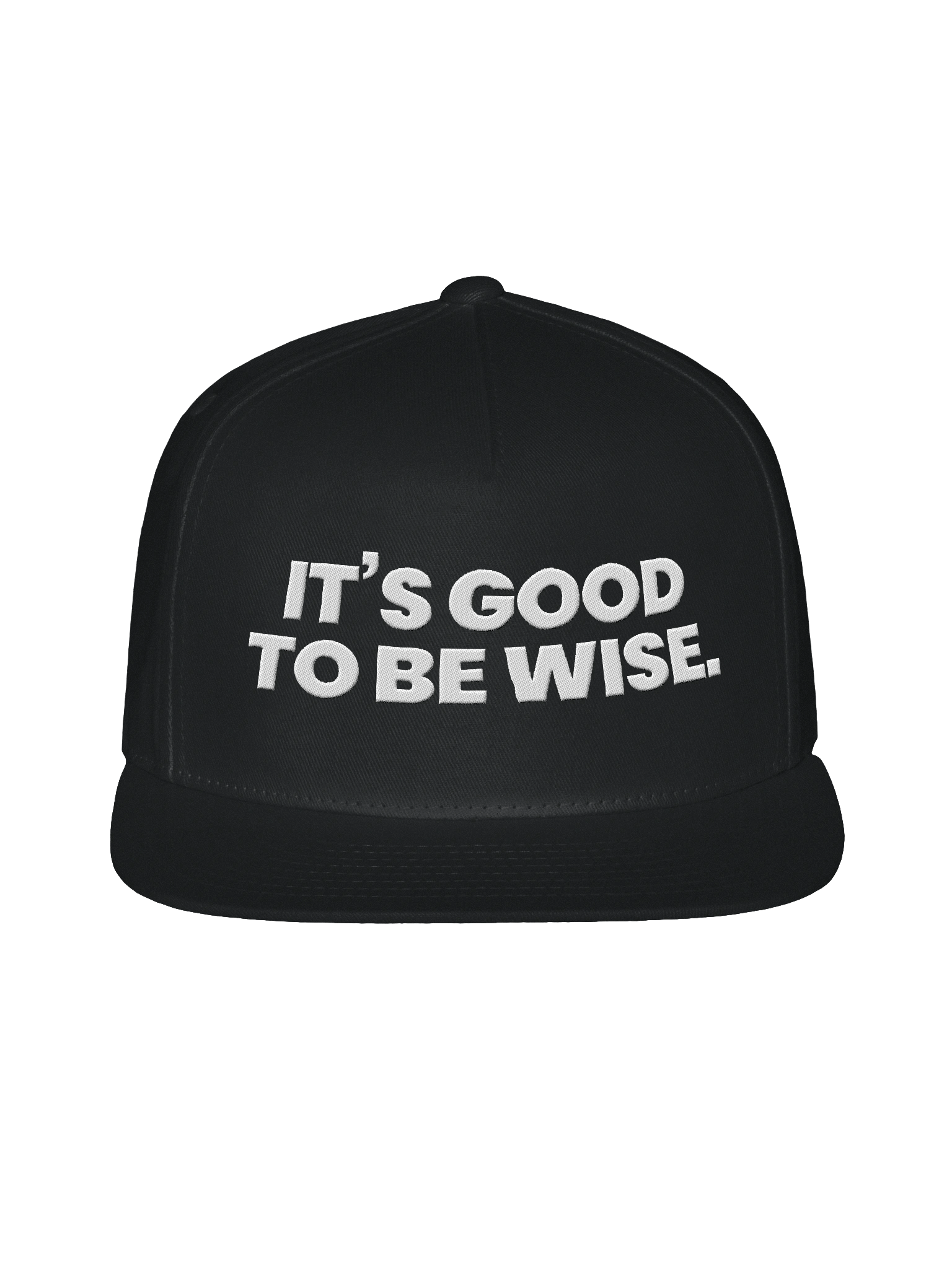 IT’S GOOD TO BE WISE Yupoong Flat Snapback Cap product image (1)