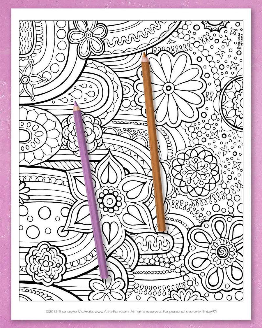 Abstract Coloring Pages product image (10)