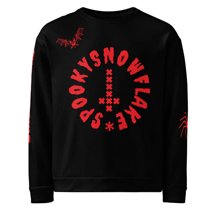 'SPOOKYSNOWFLAKE' Recycled Unisex Sweatshirt product image (1)