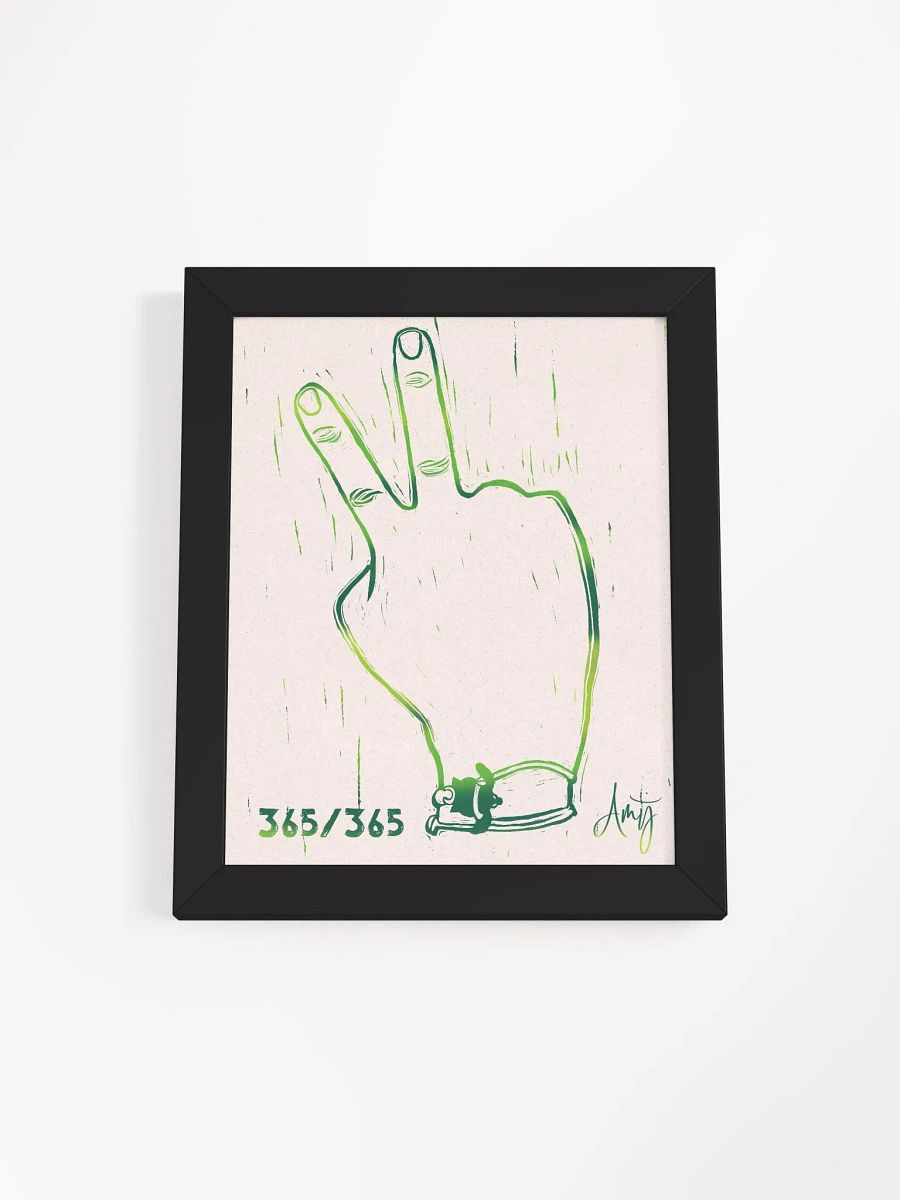 Linocut Peace Art product image (2)