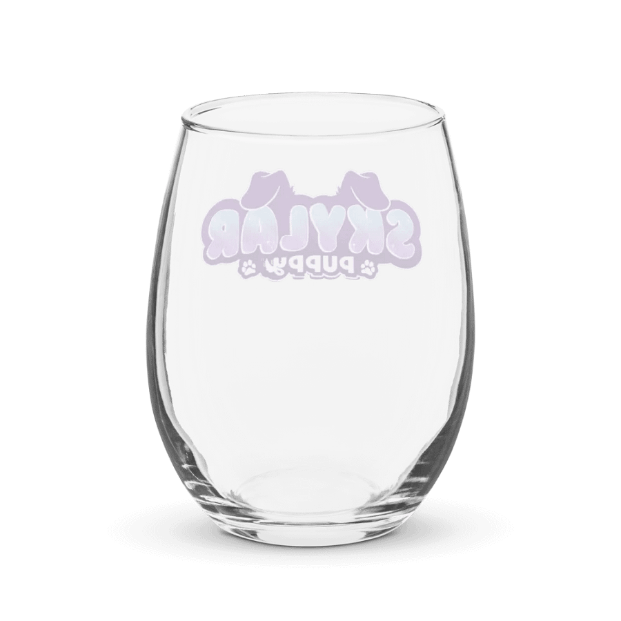 SkylarPuppy Wine Glass product image (2)