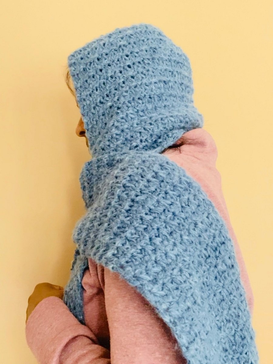 Crochet Hooded Scarf Written Pattern product image (3)