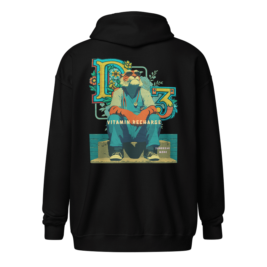 Funny Tiger Nurse Zip Up Hoodie. product image (4)