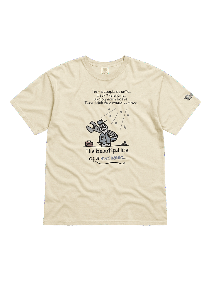 'The Beautiful Life of a Mechanic' Pupsies! Heavyweight T-Shirt product image (5)