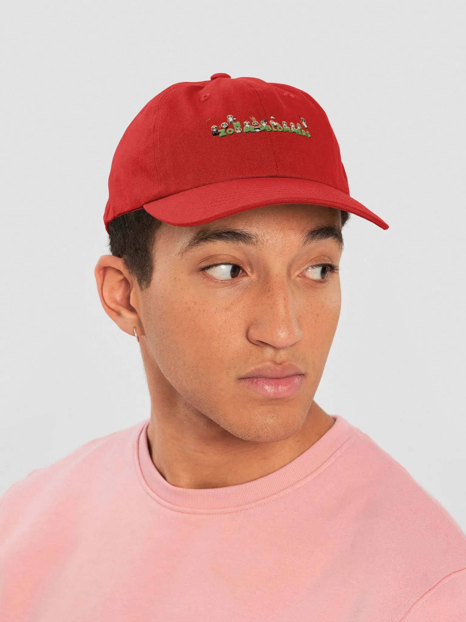 Zipping Zonderblommers Red Crew Dad Hat product image (6)