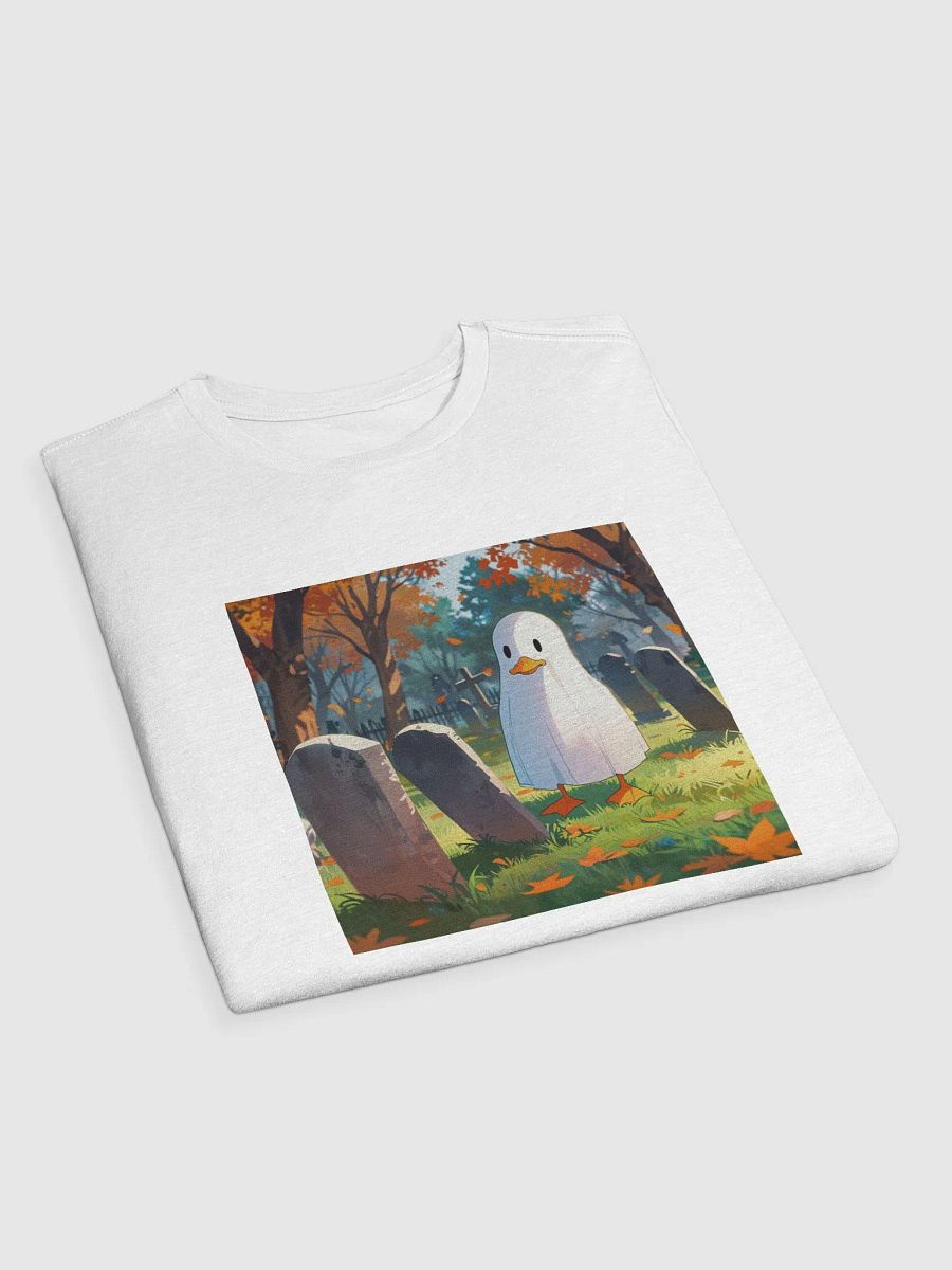 Ghostly Duck in Autumn Graveyard T-Shirt product image (3)