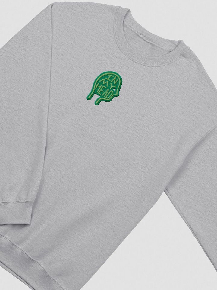 In My Head embroidered crewneck (clover bubble design) product image (1)