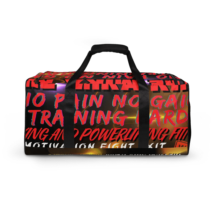 Bolsa de lona macuto sport para gimnasio deportes fitness boxeo By The Mika King Wear No Pain No Gain Training Hard Serie. product image (2)