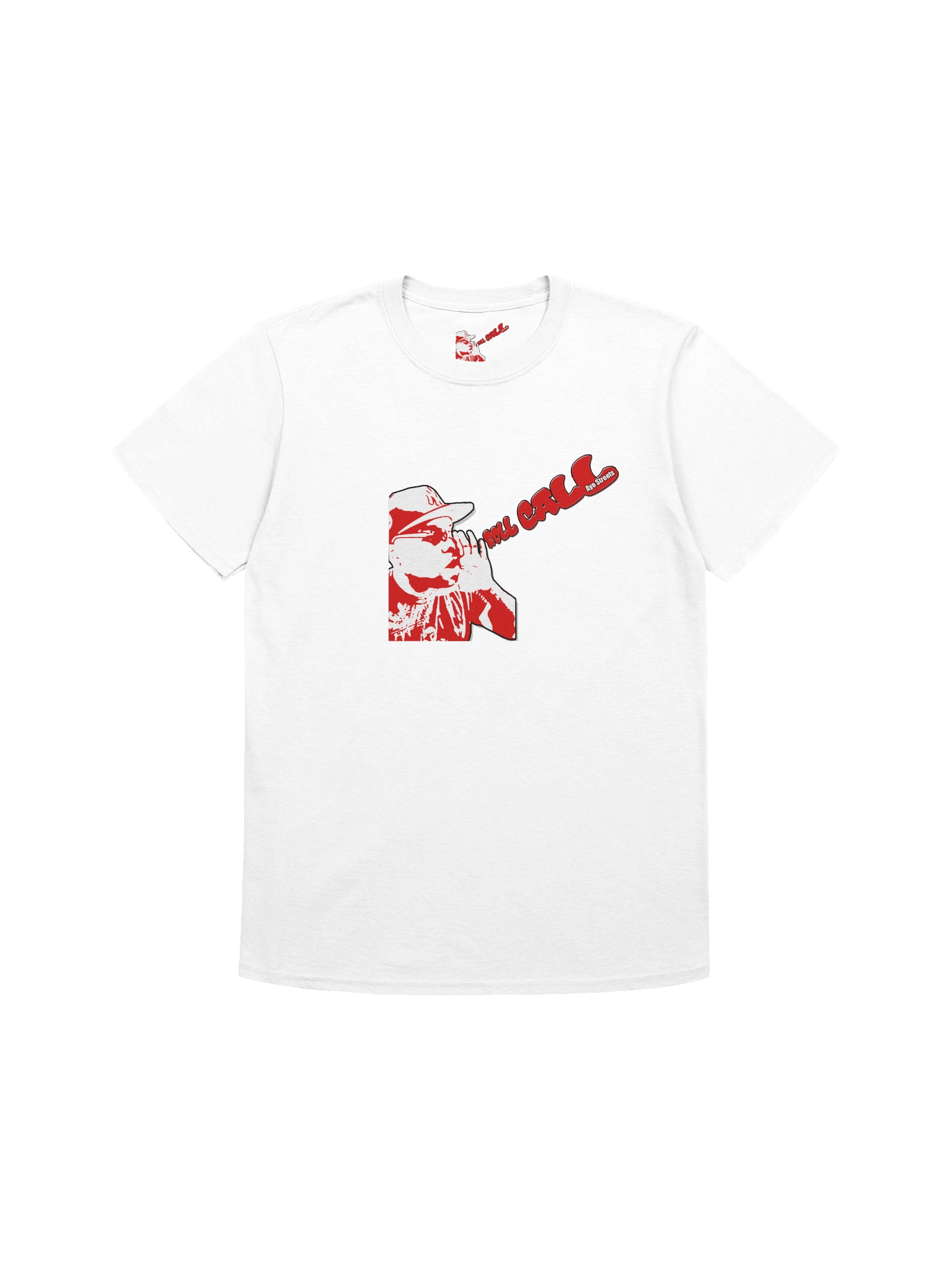 Roll Call White & Red T-Shirt product image (1)