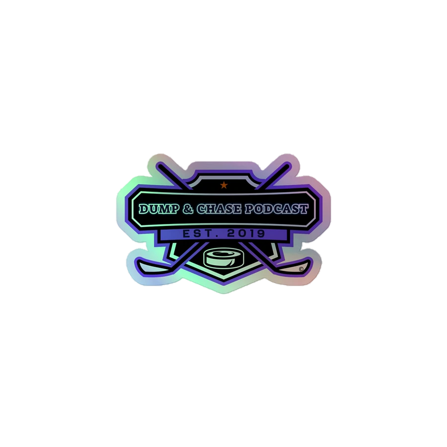 Dump & Chase Podcast Hologram Sticker product image (1)