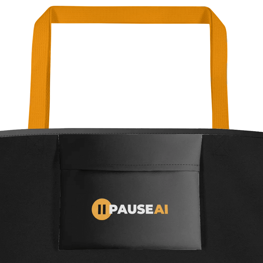 Large Tote Bag - Orange/Black product image (4)