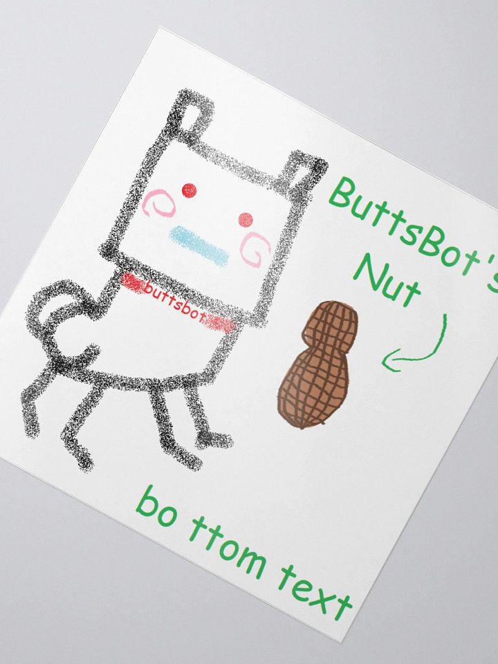 ButtsBot's Nut Sticker product image (2)