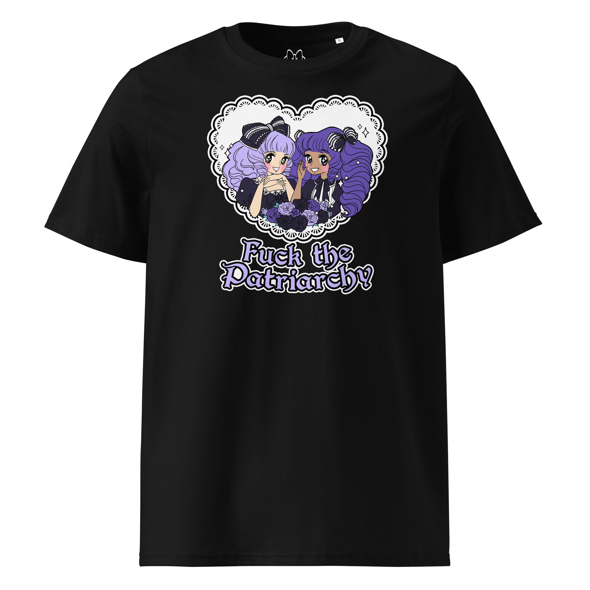 𝑼𝑺𝑨 Fuck the Patriarchy (Pastel Goth) organic cotton t-shirt product image (1)