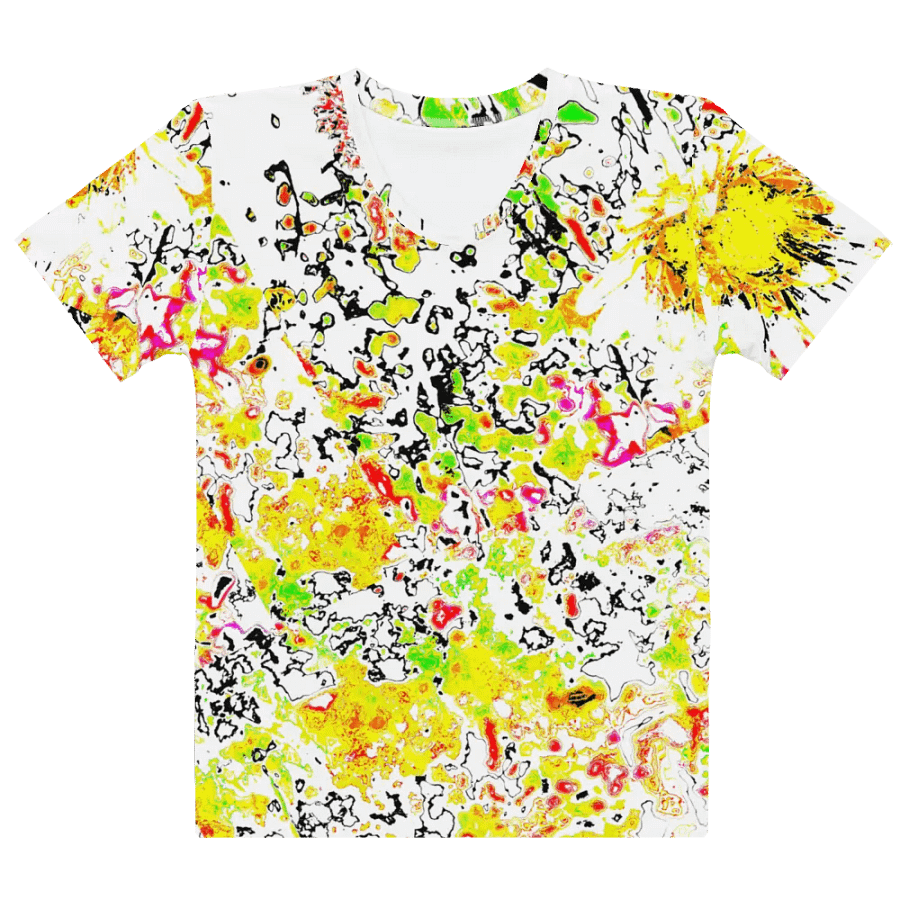 Abstract Vibrant Daisy Flower Women's T Shirt product image (11)