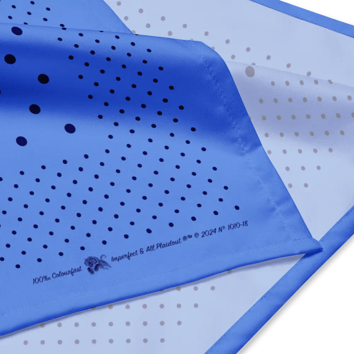 Cornflower & Navy Polka Dot Bandana product image (4)