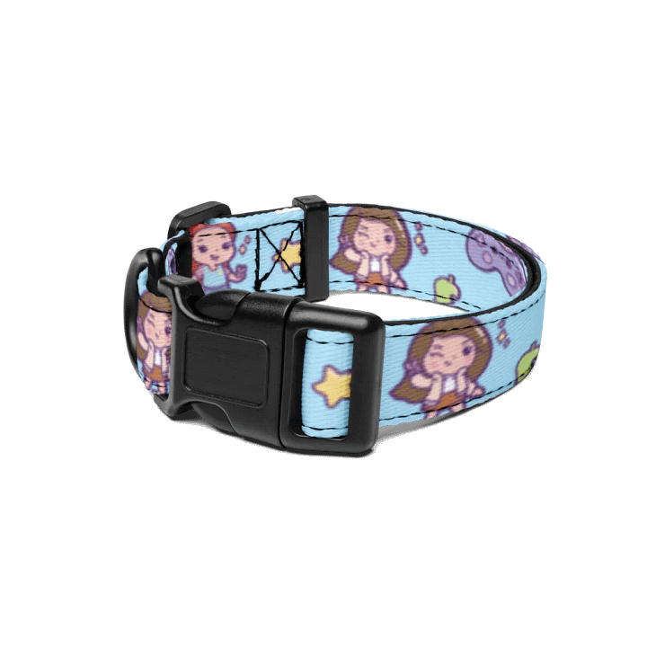 Alex & Tely Pattern Pet Collar - Blue product image (2)