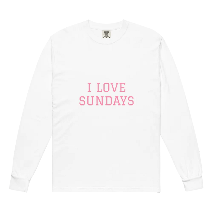 I LOVE SUNDAYS Long Sleeve Shirt product image (2)
