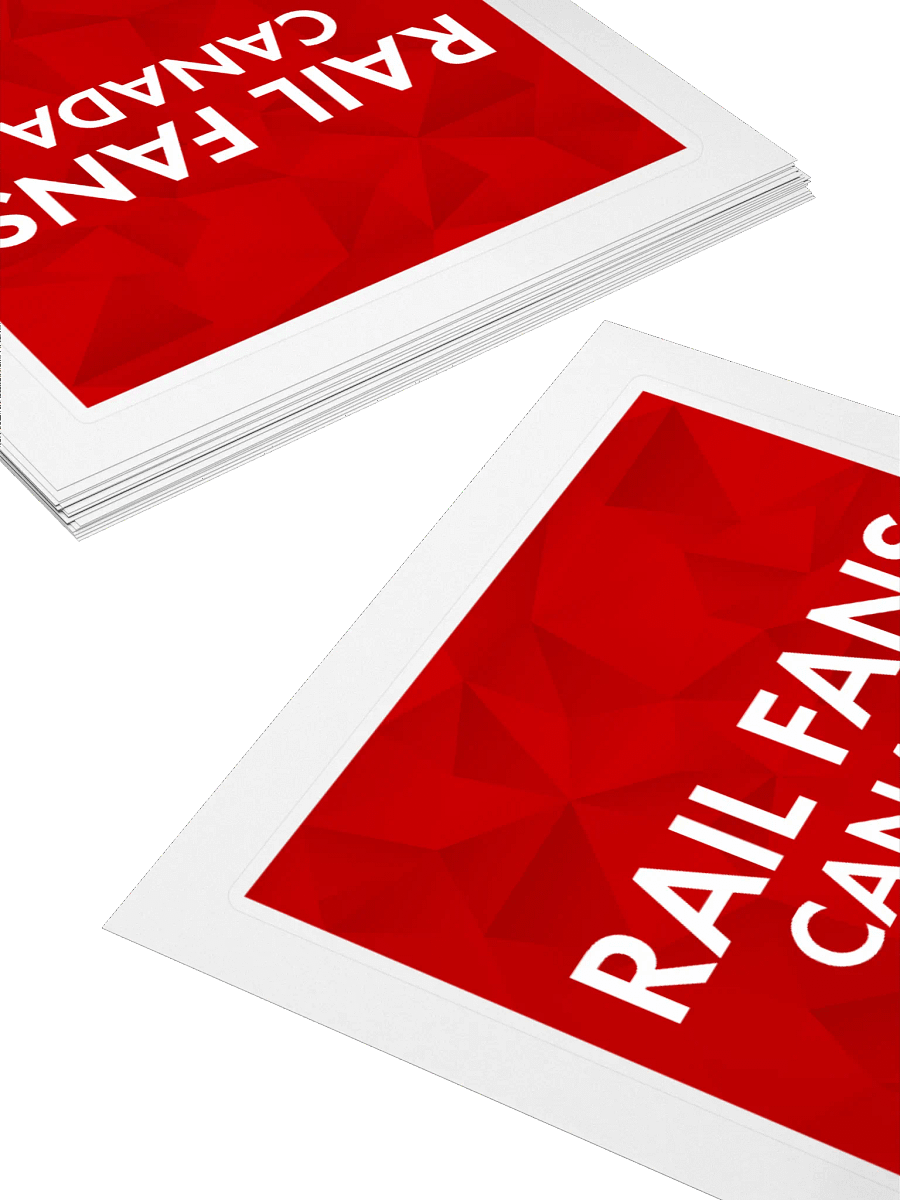 The Rail Fans Canada Geometric Sticker product image (11)