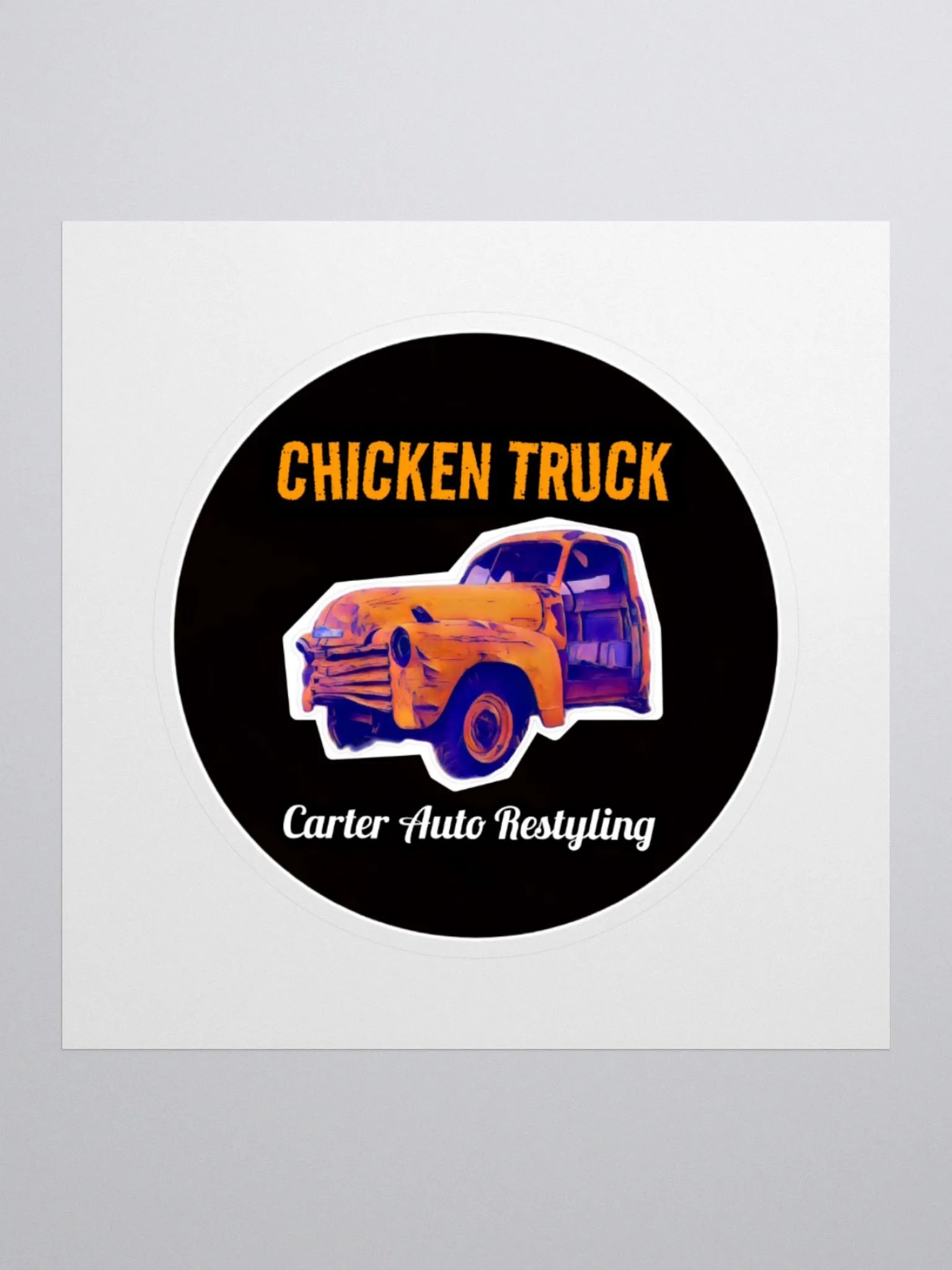 Chicken Truck Sticker product image (1)