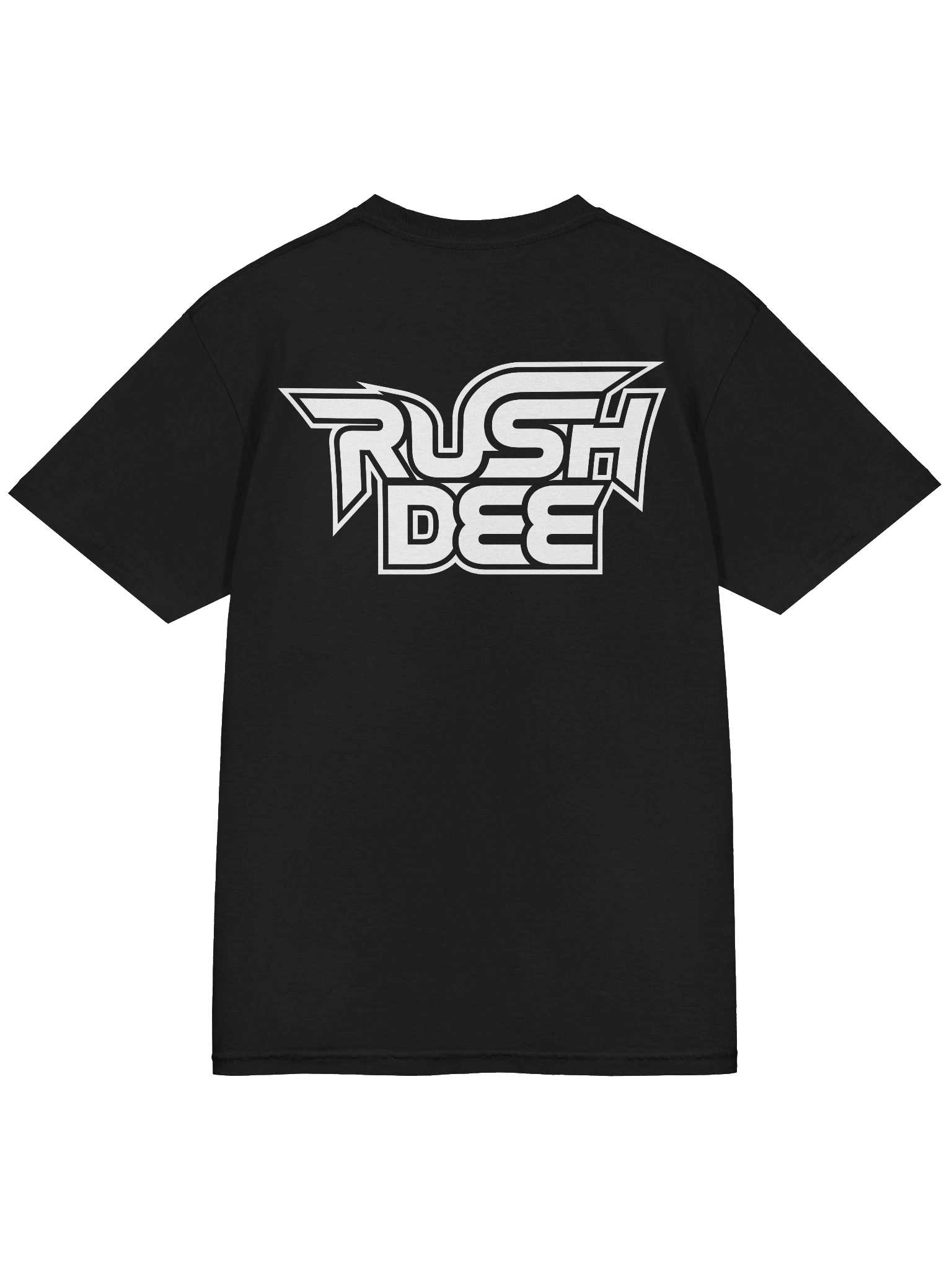 Rush Dee Logo Shirt Front & Back Black product image (4)