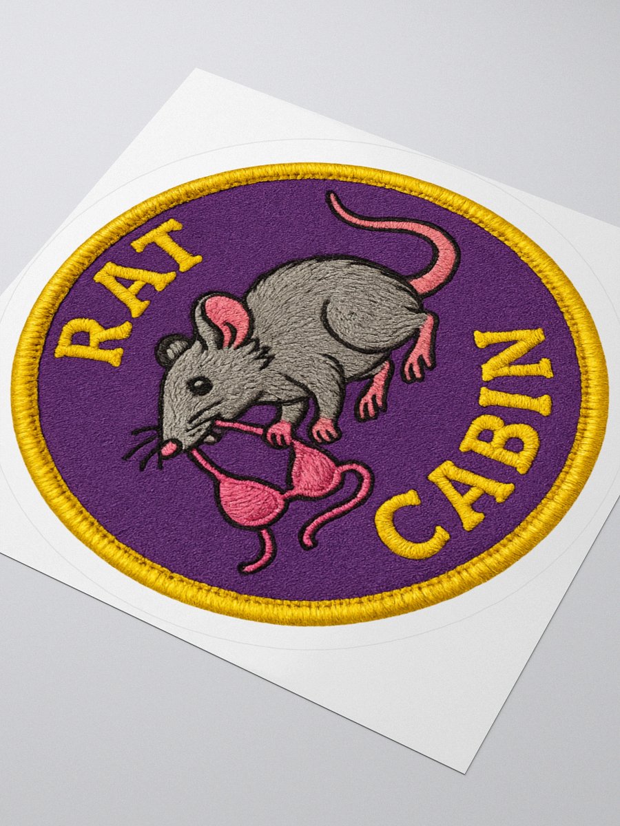 RAT CABIN BADGE STICKER product image (5)