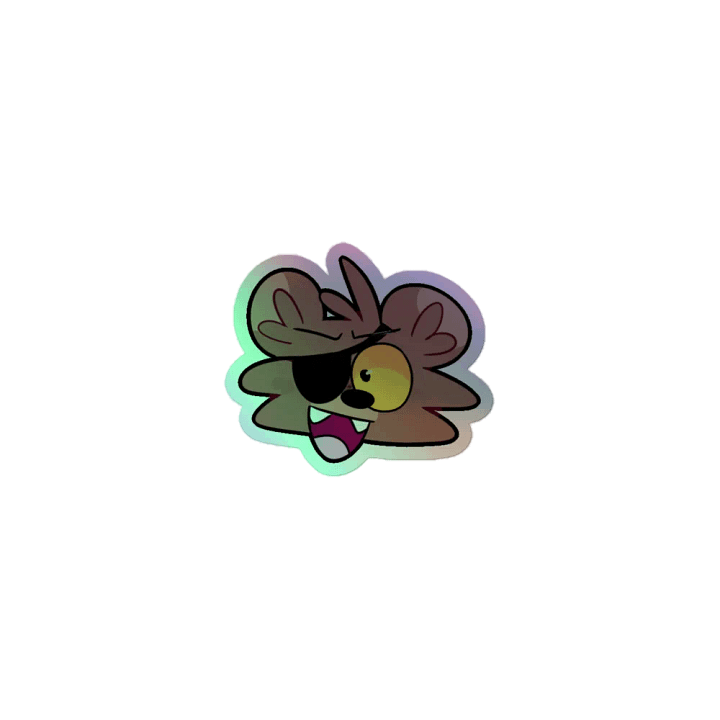 Pirate Holographic Sticker product image (1)