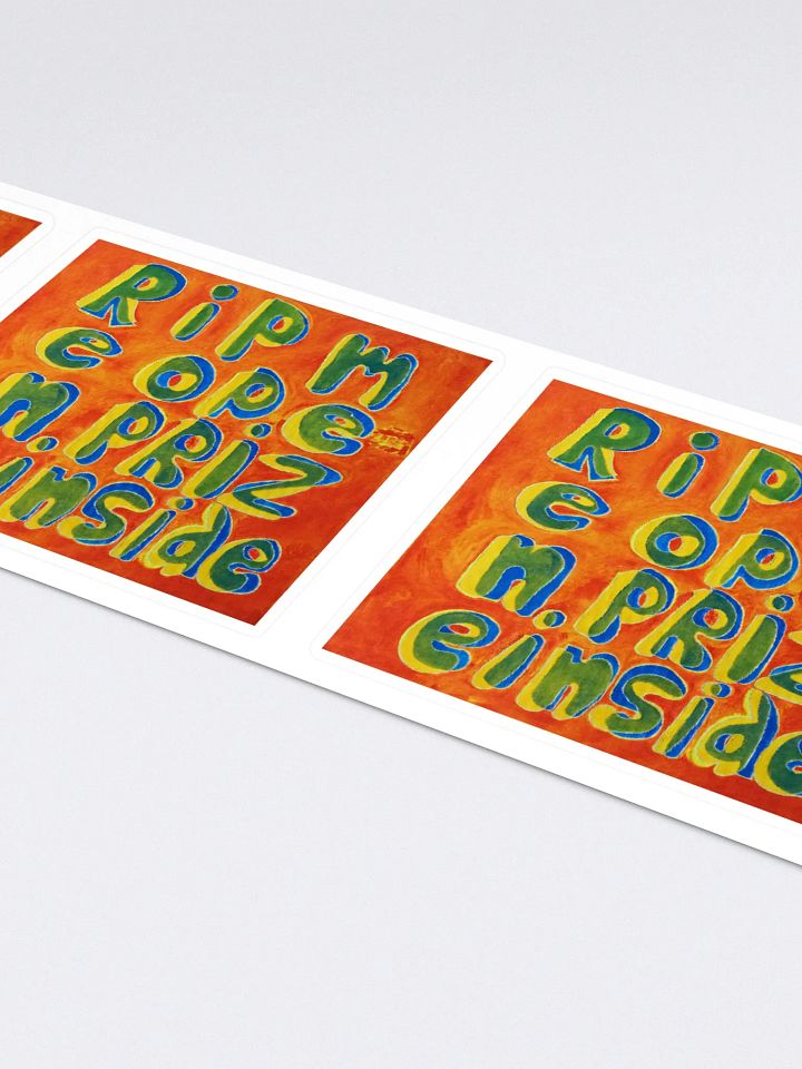 Rip Me Open Prize Inside 4-Pack Stickers product image (1)