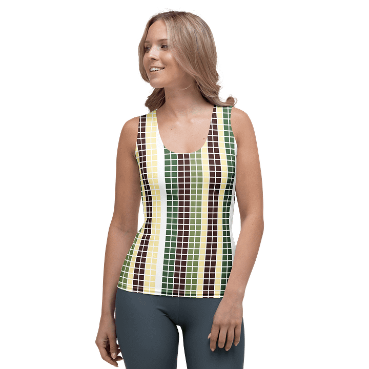 Chic Square Stripes Women's Tank Top product image (1)