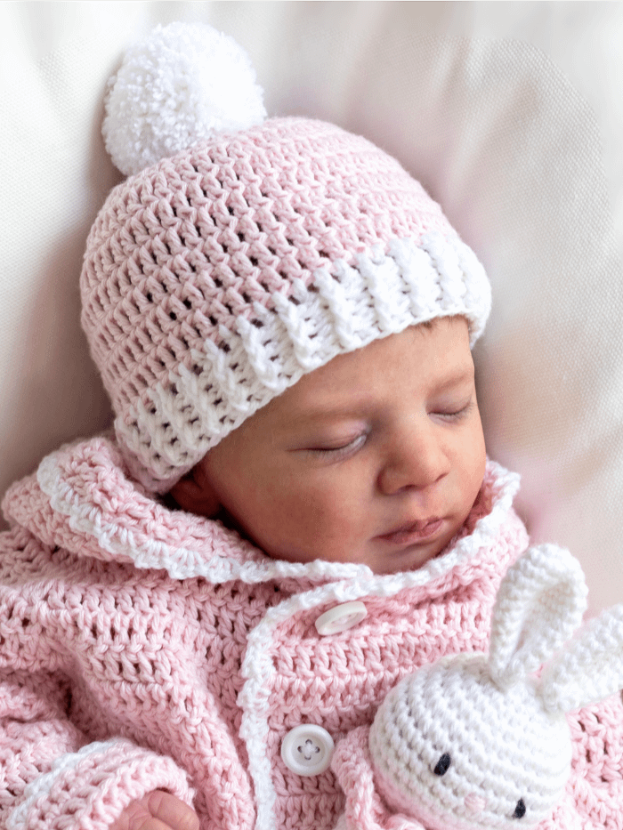 Crochet Pattern: Two Toned Baby Hat product image (5)