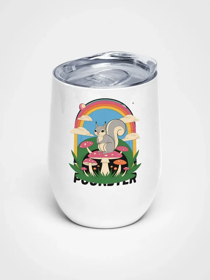 Whimsical Pooky Wine Tumbler product image (1)