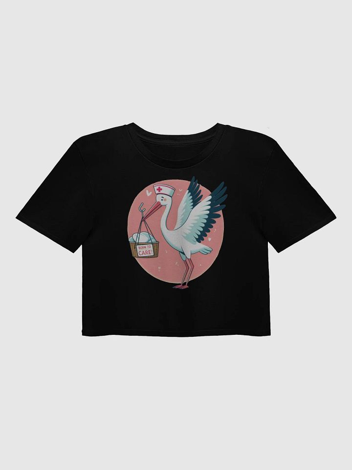 Born to Care, Stork Nurse Crop Top product image (4)