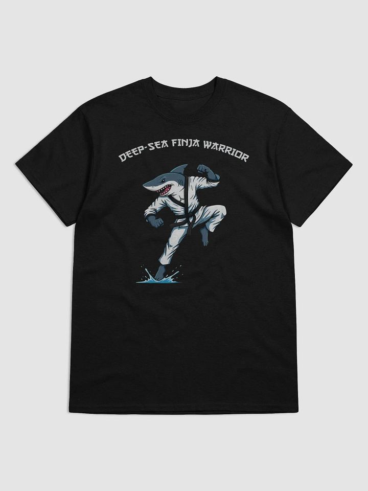 Deep-Sea Finja Warrior – Funny Shark Karate T-Shirt product image (8)
